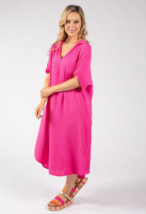 Linen Look Summer Dress