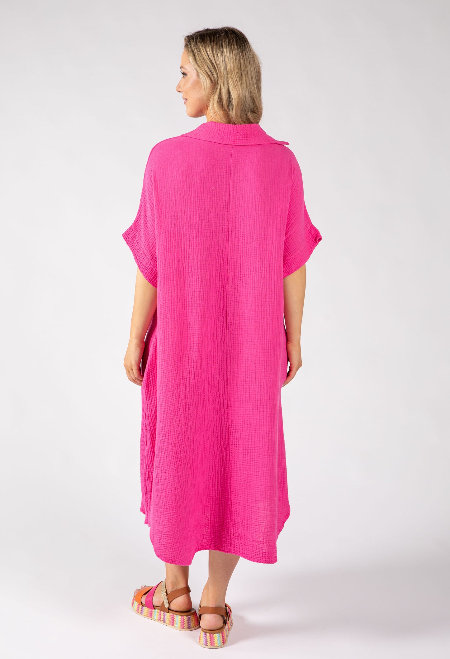 Linen Look Summer Dress