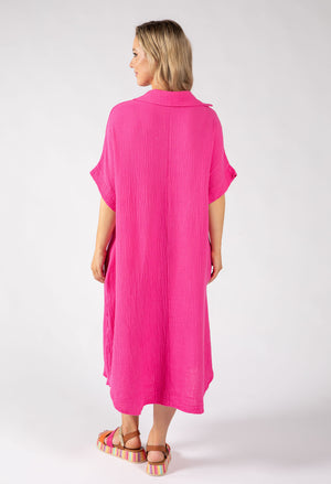 Linen Look Summer Dress