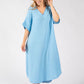 Linen Look Summer Dress