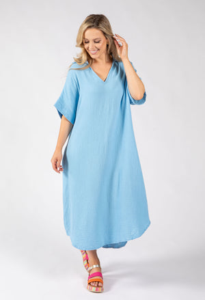 Linen Look Summer Dress