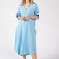 Linen Look Summer Dress