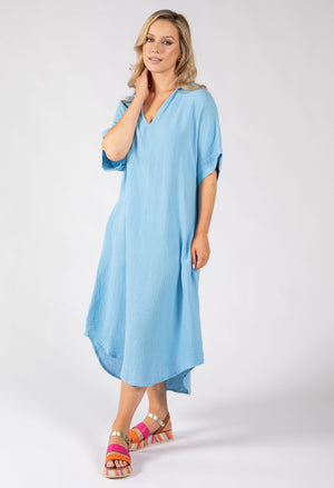 Linen Look Summer Dress