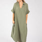 Linen Look Summer Dress
