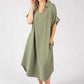 Linen Look Summer Dress