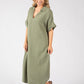Linen Look Summer Dress