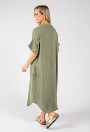 Linen Look Summer Dress