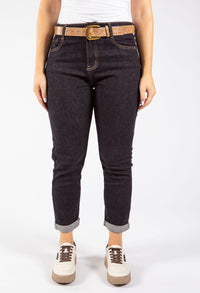 Belted Mom Jeans