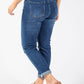 Scarf Belt Mom Jeans
