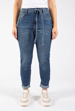 Belted Mom Jeans