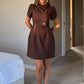 Ami Tulip Sleeve Mini Dress