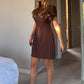Ami Tulip Sleeve Mini Dress
