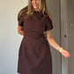 Ami Tulip Sleeve Mini Dress
