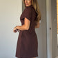 Ami Tulip Sleeve Mini Dress