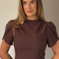 Ami Tulip Sleeve Mini Dress