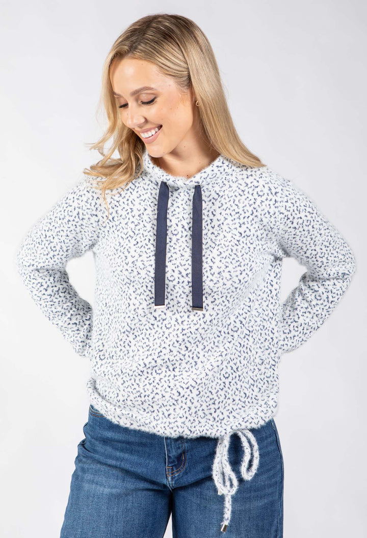 Souffle Knit Mini Leopard Top