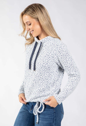 Souffle Knit Mini Leopard Top