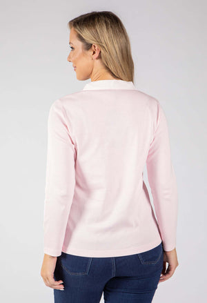 3/4 Sleeve Polo Top
