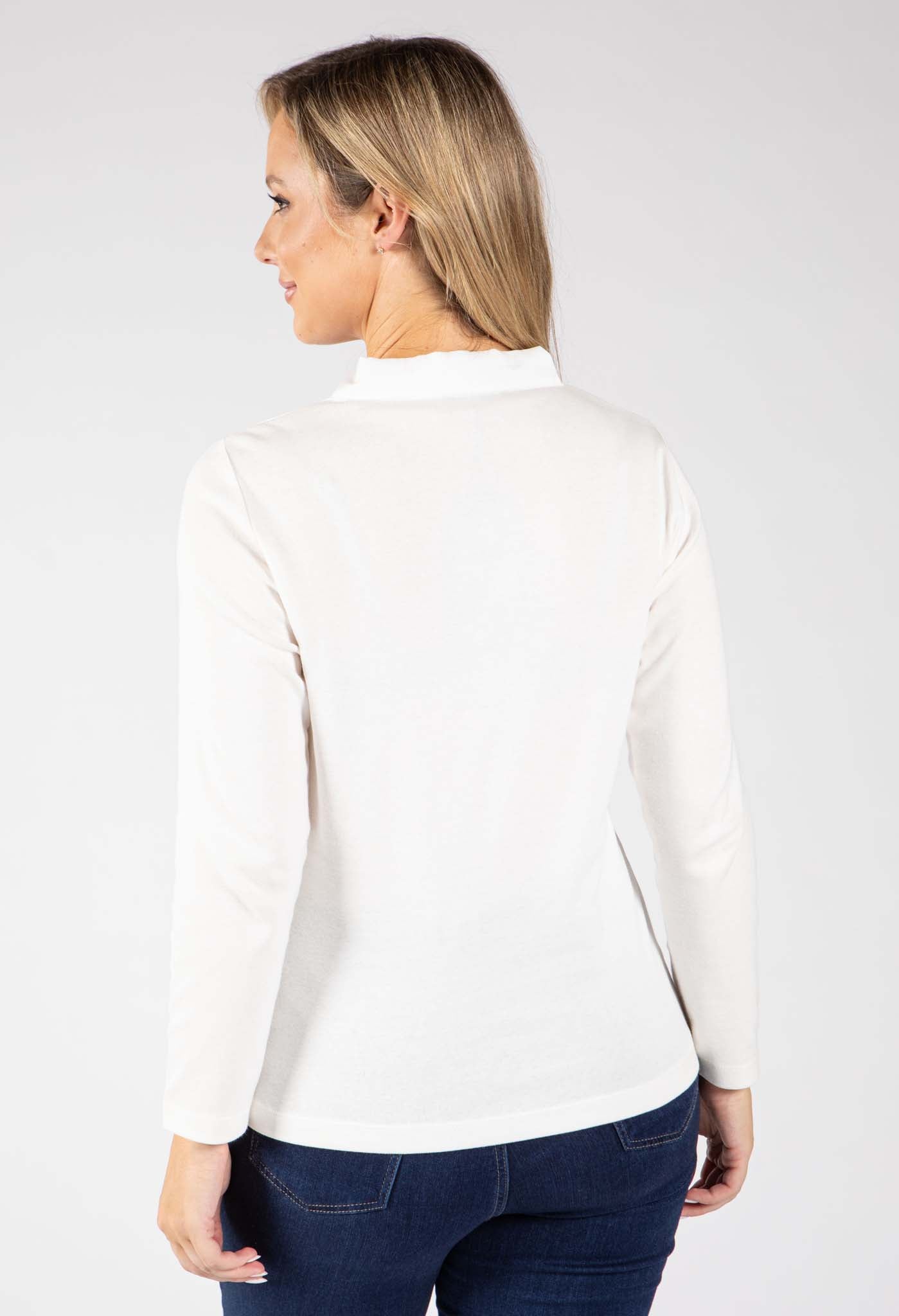 3/4 Sleeve Polo Top
