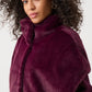 Faux Fur Funnel-neck Boxy Vest