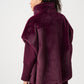 Faux Fur Funnel-neck Boxy Vest