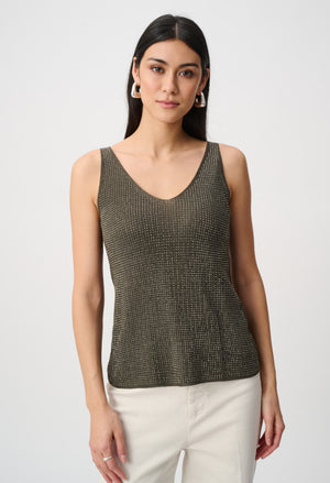 V-neck Sleeveless Pullover