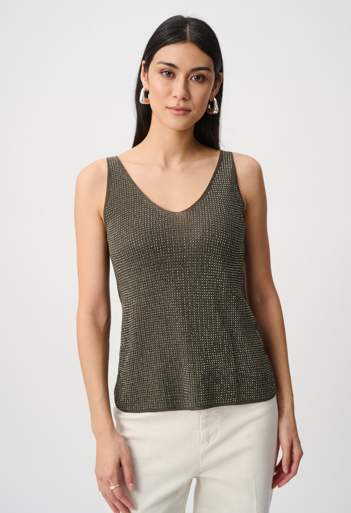 V-neck Sleeveless Pullover