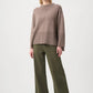 Featherweave Denim Wide Leg Jeans
