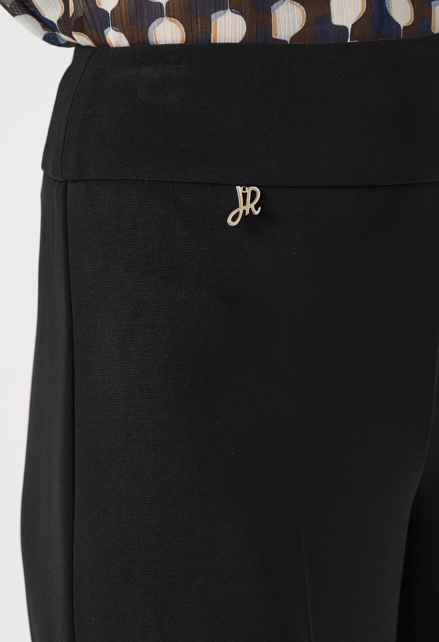 Belted Mid-rise Trousers