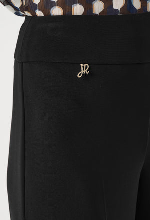 Belted Mid-rise Trousers