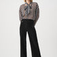 Belted Mid-rise Trousers