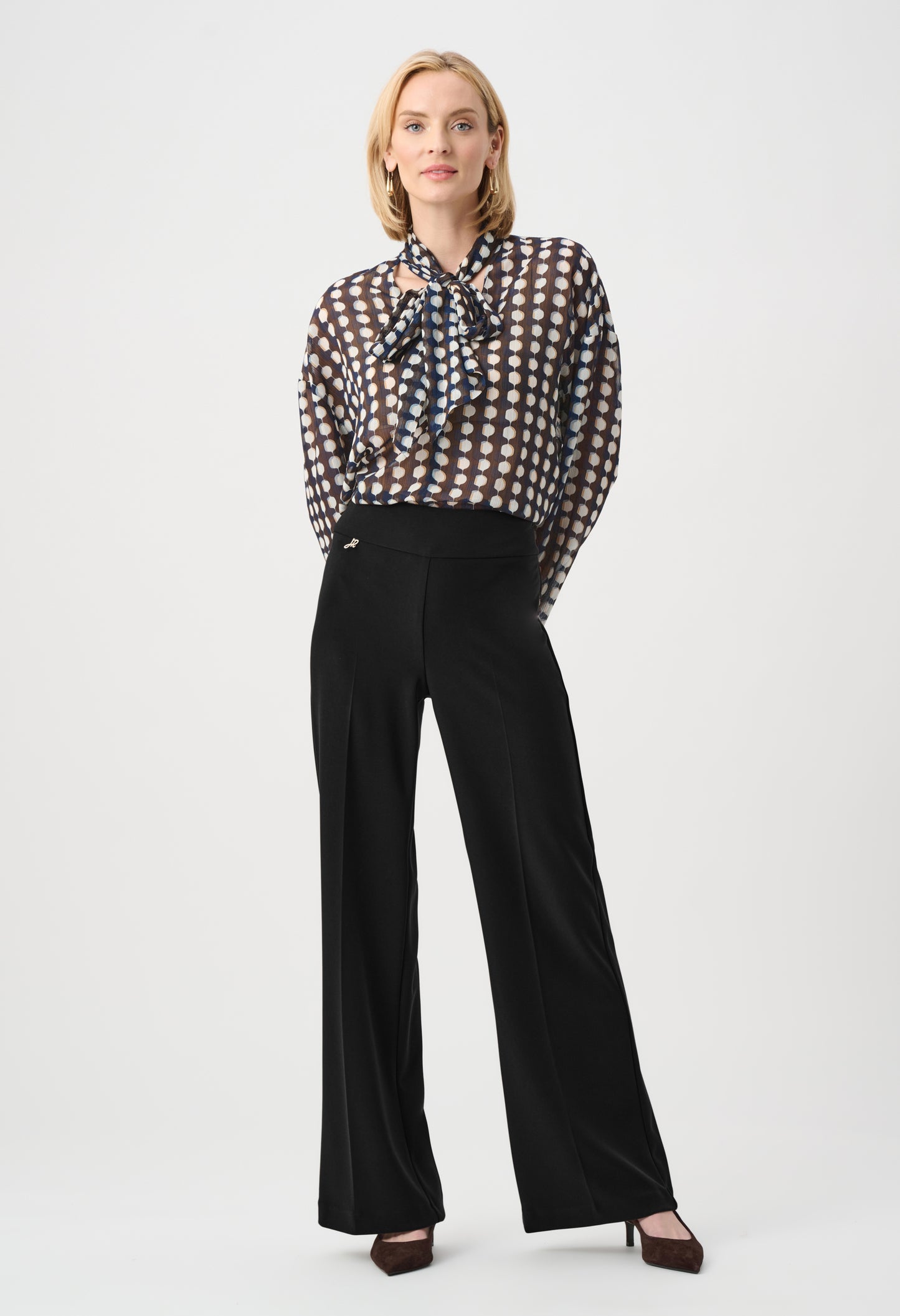 Belted Mid-rise Trousers