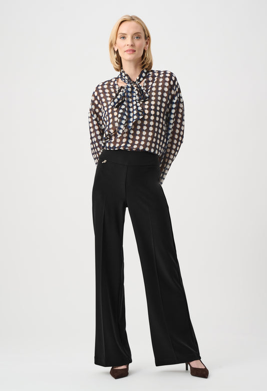 Belted Mid-rise Trousers