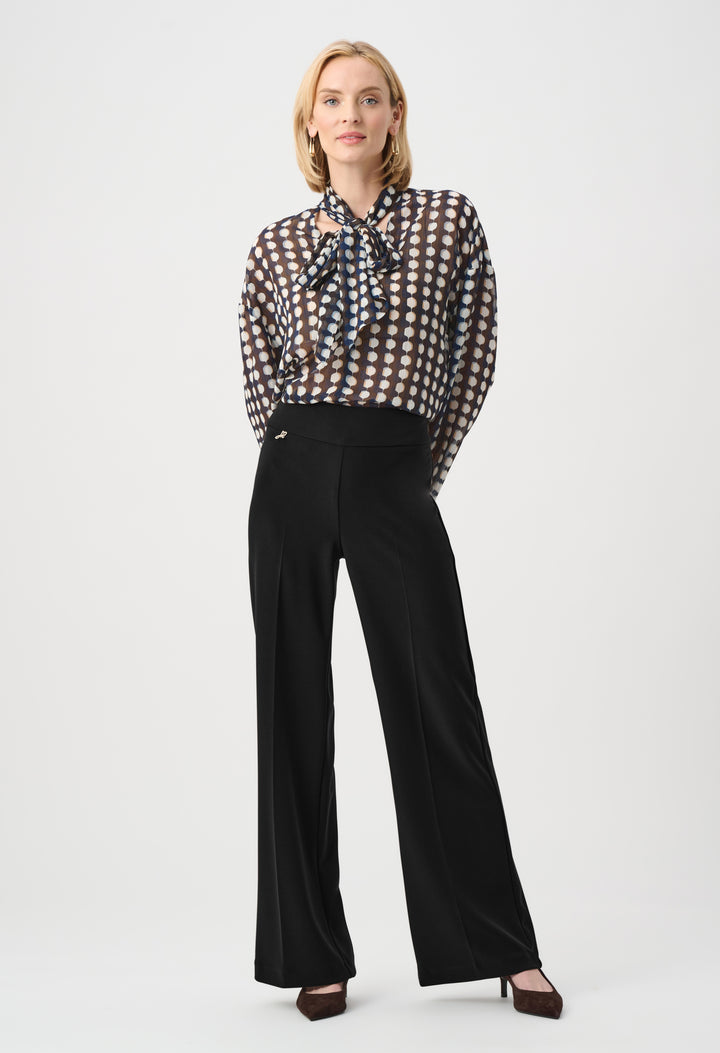 Belted Mid-rise Trousers