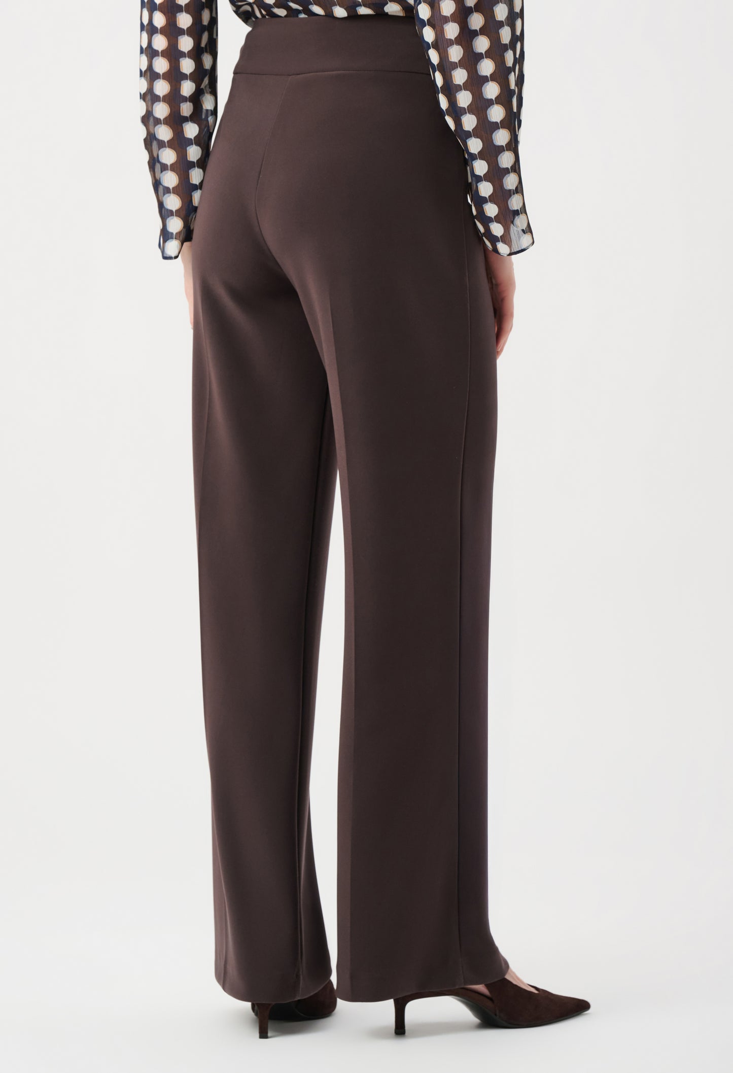 Belted Mid-rise Trousers