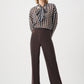 Belted Mid-rise Trousers