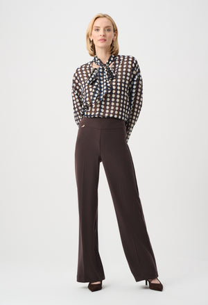 Belted Mid-rise Trousers