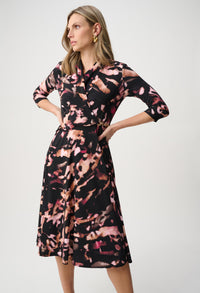 Knee-length Wrap Dress
