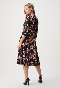 Knee-length Wrap Dress