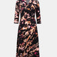 Knee-length Wrap Dress