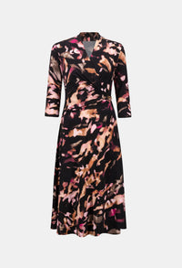 Knee-length Wrap Dress