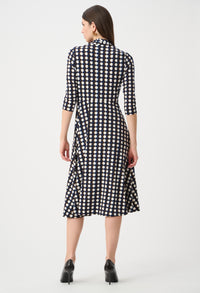 Knee-length Wrap Dress