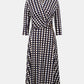 Knee-length Wrap Dress