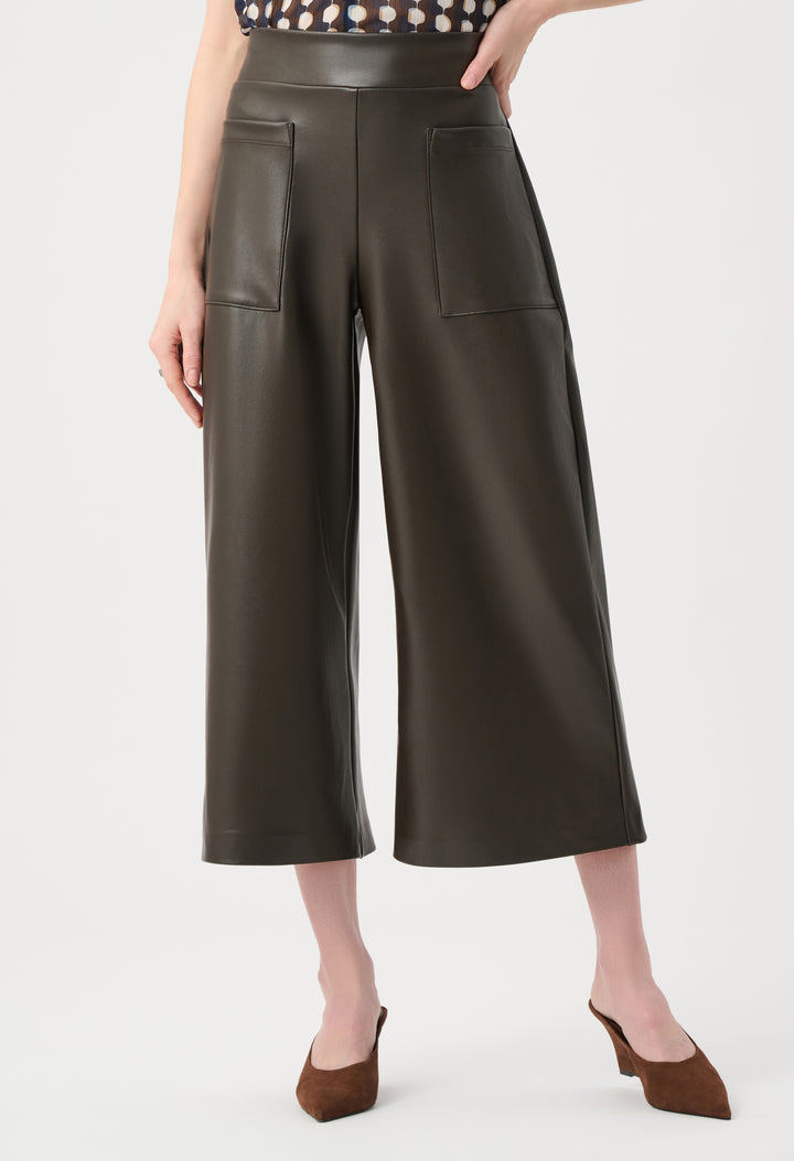 Cropped Wide-Leg Trousers