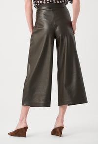 Cropped Wide-Leg Trousers