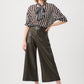 Cropped Wide-Leg Trousers