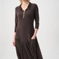 Casual A-line Dress With Pockets