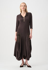 Casual A-line Dress With Pockets