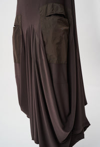 Casual A-line Dress With Pockets