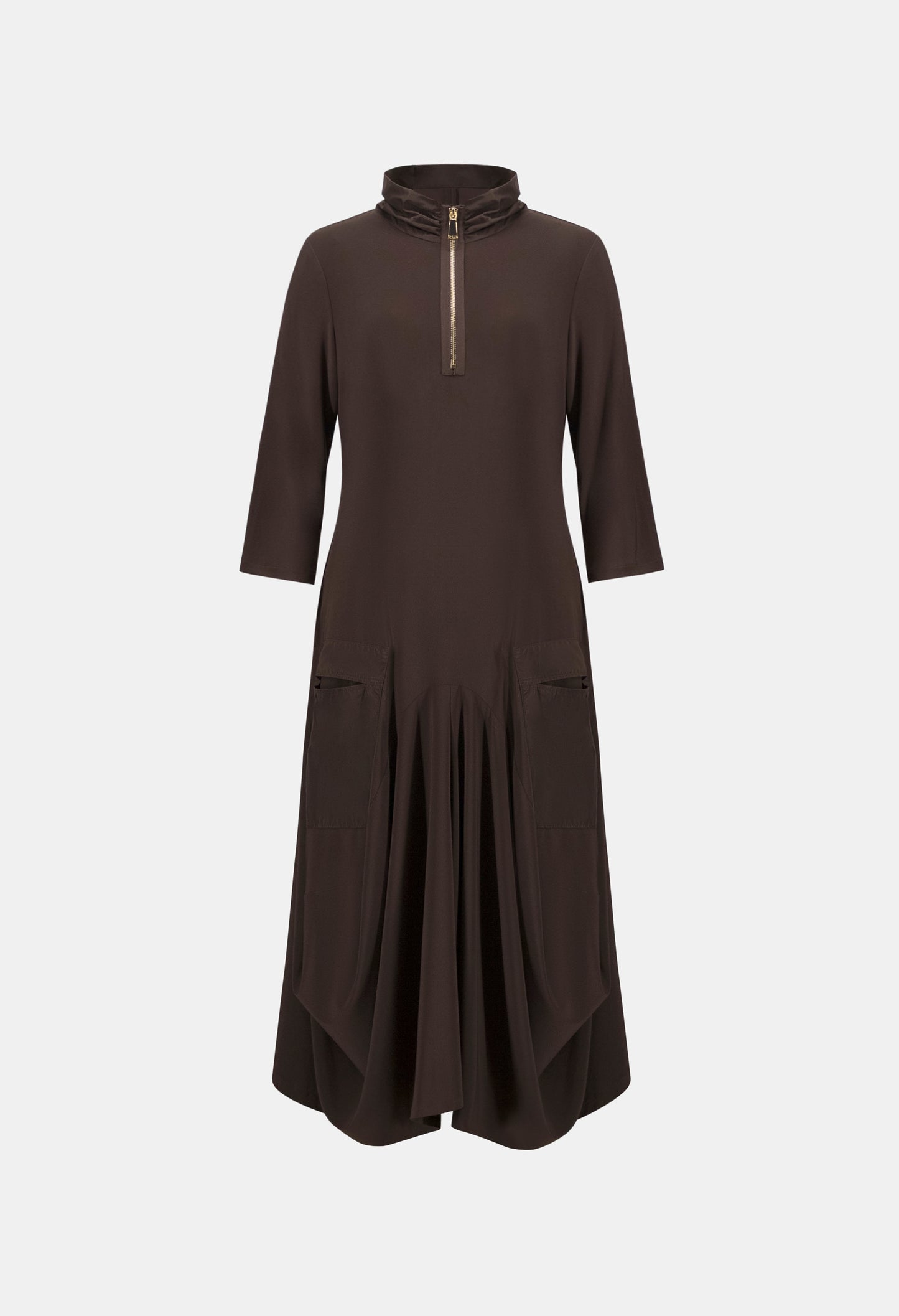 Casual A-line Dress With Pockets